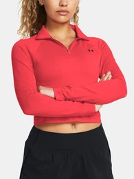 Women's T-Shirt Vanish Seamless 1/4 Zip Crop - Women