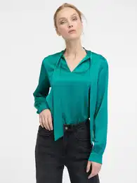 Green women's blouse - Women's