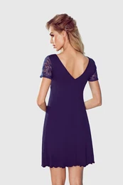 Woman's Nightshirt Ismena Dark Navy Blue