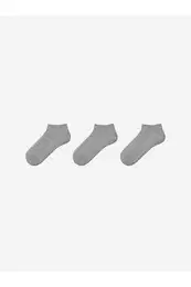 Lcwk Women's Plain Booties Socks 3 Pack