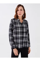 Plaid Long Sleeve Women's Shirt