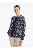 Oranžna Eleganten Svilene Bluze za dame image