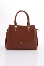 10013 Women's Zipper Bag Brown