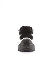 Z35 23y Women's Thick Sole Laser Detailed Sneakers Shoes Black