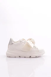 Es853 Women's Thick Sole Bow Sneakers