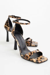 Women's Vinetta Leopard Patent Leather High Heel Shoes