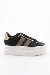 Es865 Women's Thick Silver Stone Sneakers.