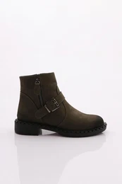 038 Women's Upper Belt Laced Boots