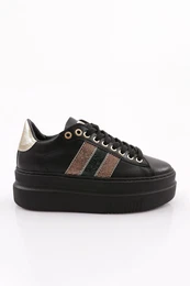 Es865 Women's Thick Silver Stone Sneakers.