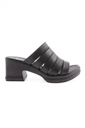 50-04 23y Women's Strappy Heeled Slippers