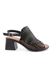1844-23y Women's Laser Heel Sandals