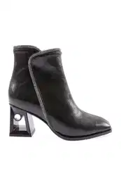 844-22K Women's Brooch Accessory Heeled Boots.