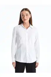 Lcwk Plain Long Sleeve Women's Shirt
