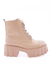 Es802 Women's Thick Sole Lace-Up Boots.