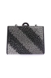 358-22y Women's Evening Dress Clutch Bag Diagonal Black