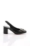 Rjave Slingback črpalke image