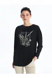 Crew Neck Printed Women's Tunic