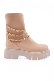 Es806 Women's Thick Chain Accessory Boots.