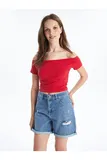 Boyfriend Denim kratke hlače za dame image