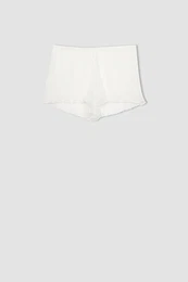 Fall in Love Bridal White Lace Shorts