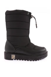 002-22k Women's Front Laced Side Femme Parachute Boots BLACK