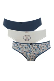 Fall In Love Patterned 3-Pack Slip Panties