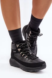 Women's lightweight trapper shoes with zip black