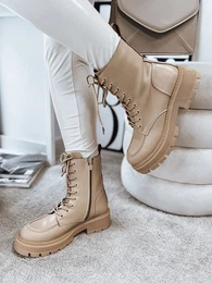 Botki damskie URBRAN beowe