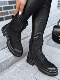 Botki damskie BASTEL czarne