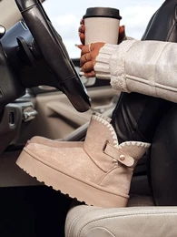 Botki damskie SOFTWALK khaki