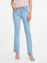 Light blue women's bootcut jeans - Women