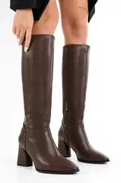 Women's Tiago Dark Brown Leather Boots
