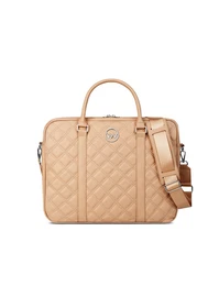 Thyra Beige laptop bag