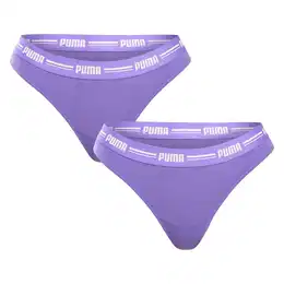 2PACK women's Thong Purple