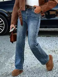 Spodnie damskie ZILVANA jeansowe niebieskie