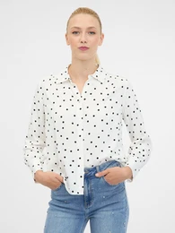 Cream women's blouse - Women's