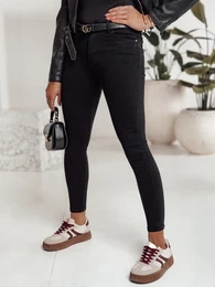 Spodnie damskie STYLOVITA jeansowe czarne