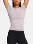 Brez rokavov 2-v-1 majica Fitnes za dame image