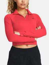 Women's T-shirt Vanish Seamless 1/4 Zip Crop