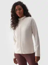 Women's sweatshirt with stand-up collar