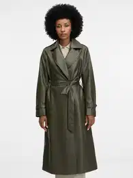 Khaki women's trench coat - Women's