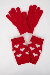Women's Christmas Themed Knitted Gloves
