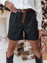 Spodenki damskie one size PASFEM z paskiem czarne