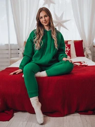 Komplet damski dresowy KSENIIA PREMIUM zielony