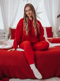 Komplet damski dresowy KSENIIA PREMIUM czerwony