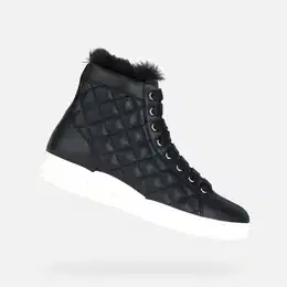 Black women's sneakers Lauressa A - Nappa - Women's