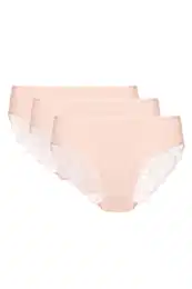Emilia panty with lace back triple pac