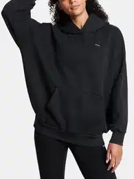 Women's sweatshirt UA Icon HWT Flc OS Hdy-BLK - Women's