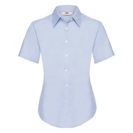 F16LADIES SHORT SLEEVE OXFORD SHIRT