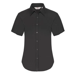 F16LADIES SHORT SLEEVE OXFORD SHIRT